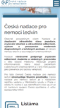 Mobile Screenshot of nadaceledviny.cz